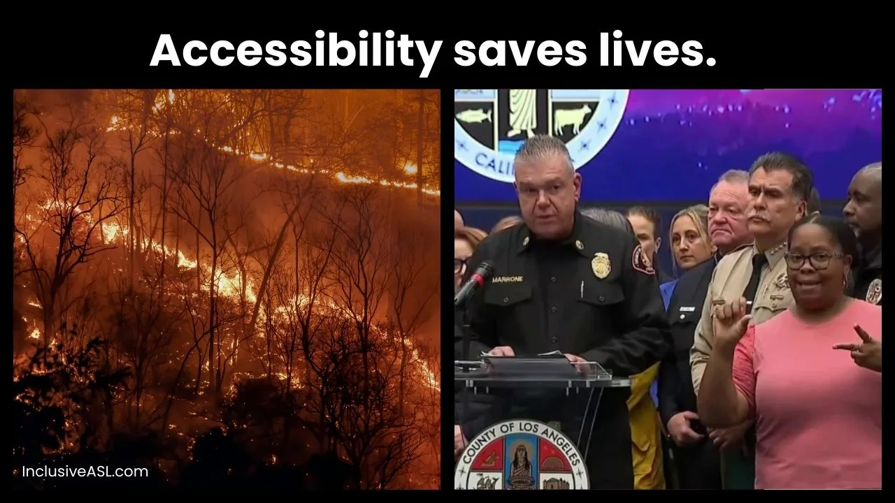 Accessibility saves lives.
