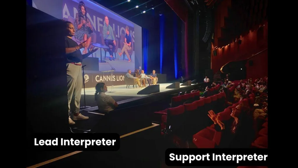 Lead and Support Interpreter Example
